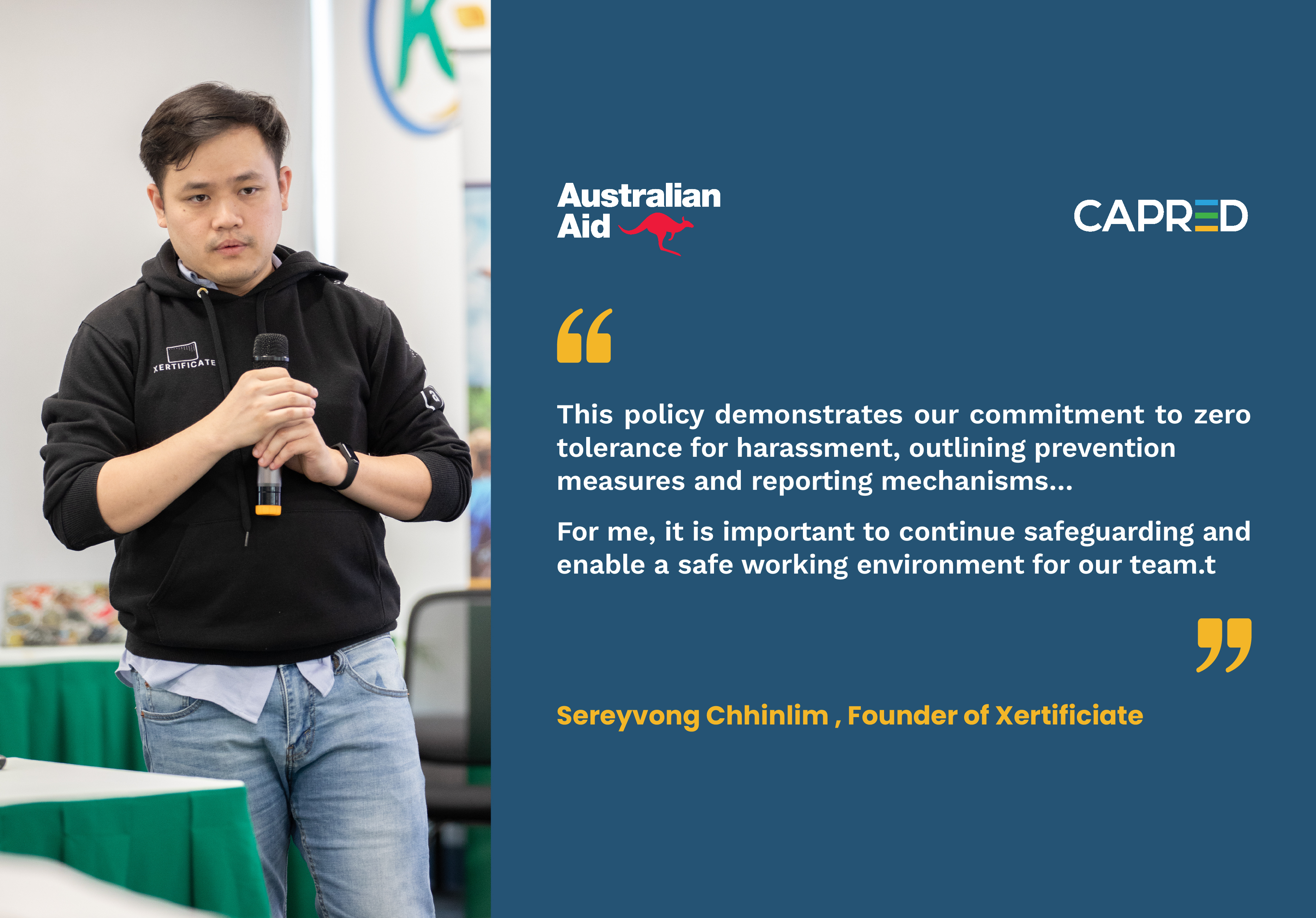 Australia supports Cambodian businesses to reduce workplace harassment